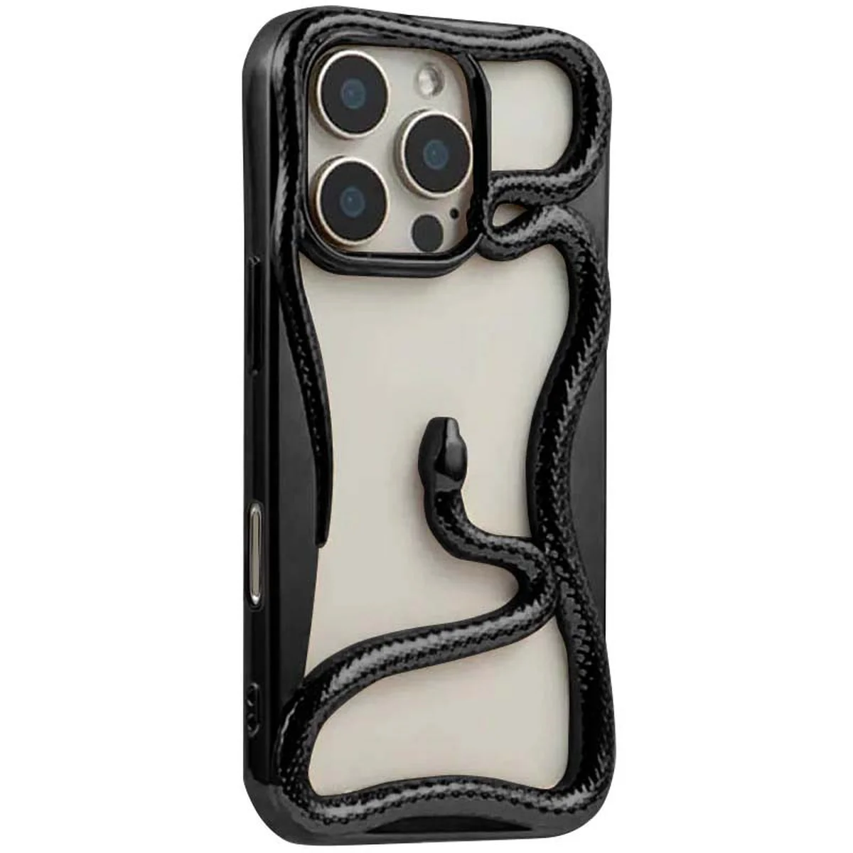TPU чохол Snake для Apple iPhone 16 Pro (6.3") Black