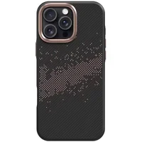 TPU чехол Monzo (MagFit) для Apple iPhone 16 Pro (6.3") Titanium gold