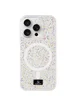 TPU чехол Bling World Rock Diamond with MagSafe для Apple iPhone 16 Pro (6.3") White