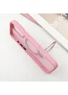 TPU+PC чехол Metal Buttons with MagSafe Colorful HQ Ring для Apple iPhone 16 Pro (6.3") Pink