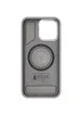 Чехол PC+Leather SGP with MagSafe для Apple iPhone 16 Pro (6.3") Grey