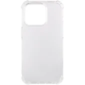 TPU чехол GETMAN Ease logo усиленные углы для Apple iPhone 16 Pro (6.3") Бесцветный (прозрачный)