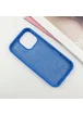 Чехол Silicone Case Full Protective (AA) для Apple iPhone 16 Pro (6.3") Синий / Capri Blue
