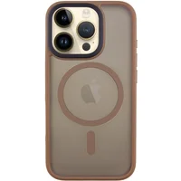 TPU+PC чехол Metal Buttons with MagSafe для Apple iPhone 16 Pro (6.3") Золотой