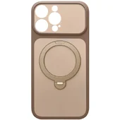 Чохол Ummi Full Camera with MagSafe HQ Ring для Apple iPhone 16 Pro (6.3") Brown Gold