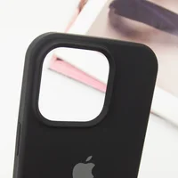 Чехол Silicone Case Full Protective (AA) для Apple iPhone 16 Pro (6.3") Черный / Black