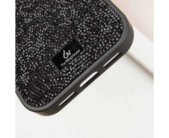 TPU чехол Bling World Rock Diamond для Apple iPhone 16 Pro (6.3") Черный