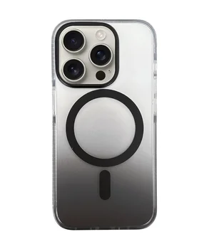 Чохол TPU+PC Phantom with MagSafe для Apple iPhone 16 Pro (6.3") Black