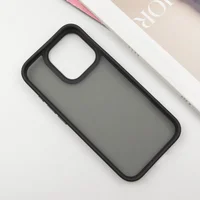TPU+PC чехол Metal Buttons для Apple iPhone 16 Pro (6.3") Черный