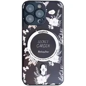 TPU+PC чехол Secret Garden with MagSafe для Apple iPhone 16 Pro (6.3") Black