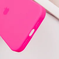 Чехол Silicone Case Full Protective (AA) для Apple iPhone 16 Pro (6.3") Розовый / Barbie pink
