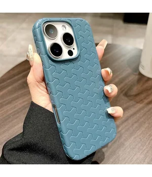 Чехол TPU Weaving для Apple iPhone 16 Pro (6.3") Blue