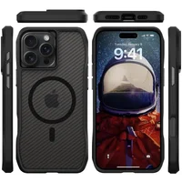 Чехол TPU Space Octagon with MagSafe для Apple iPhone 16 Pro (6.3") Carbon Black