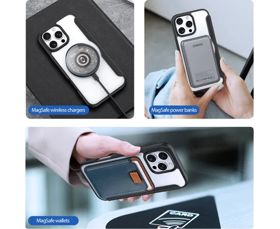 Чехол-книжка Dux Ducis Skin X Pro with MagSafe для Apple iPhone 16 Pro (6.3") Black