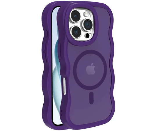 Чехол TPU+PC Undine with MagSafe для Apple iPhone 16 Pro (6.3") Purple