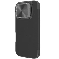 Кожаный чехол-книжка Nillkin Qin Prop Plain Camshield для Apple iPhone 16 Pro (6.3") Classic Black
