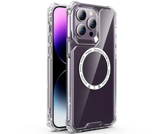 Чехол TPU Gorilla with MagSafe для Apple iPhone 16 Pro (6.3") Clear