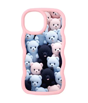 Чехол TPU Cloudy Pictures для Apple iPhone 16 Pro (6.3") Bears