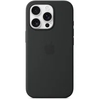 Чехол Silicone case (AAA) full with Magsafe and Animation для Apple iPhone 16 Pro (6.3") Black