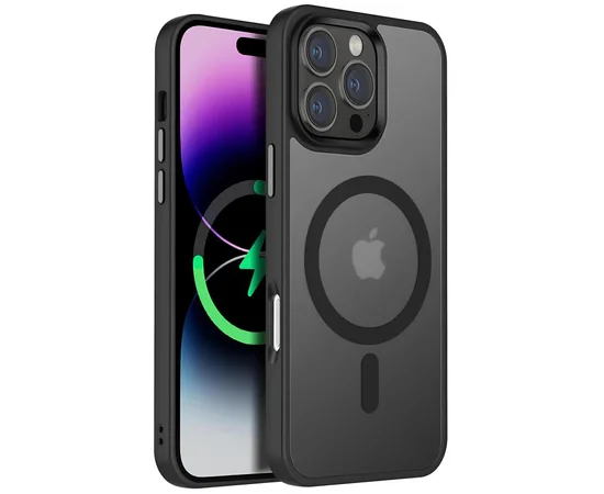 Чехол Ummi Colorful with MagSafe для Apple iPhone 16 Pro (6.3") Черный / Black