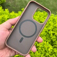 Чехол TPU+PC Carbon with MagSafe для Apple iPhone 16 Pro (6.3") Golden Rose