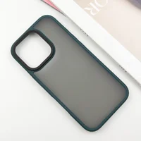 TPU+PC чехол Metal Buttons для Apple iPhone 16 Pro (6.3") Зеленый