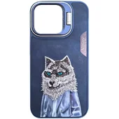 TPU+PC чехол Friends для Apple iPhone 16 Pro (6.3") Blue Wolf