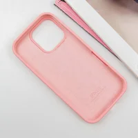 Чехол Silicone Case Full Protective (AA) для Apple iPhone 16 Pro (6.3") Розовый / Pink