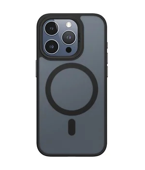 TPU+PC чохол Blueo Skin Friendly Frosted with MagSafe для Apple iPhone 16 Pro (6.3") Чорний