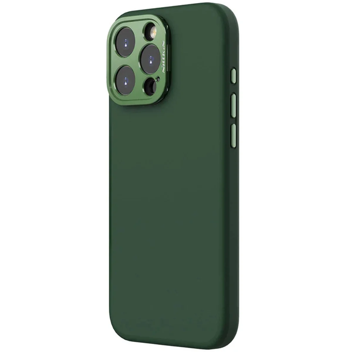 Чехол Silicone Nillkin LensWing Prop Magnetic для Apple iPhone 16 Pro (6.3") Зеленый / Green
