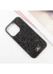 TPU чехол Bling World Rock Diamond для Apple iPhone 16 Pro (6.3") Черный