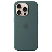Чехол Silicone case (AAA) full with Magsafe and Animation для Apple iPhone 16 Pro (6.3") Lake Green