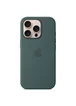 Чохол Silicone case (AAA) full with Magsafe and Animation для Apple iPhone 16 Pro (6.3") Lake Green