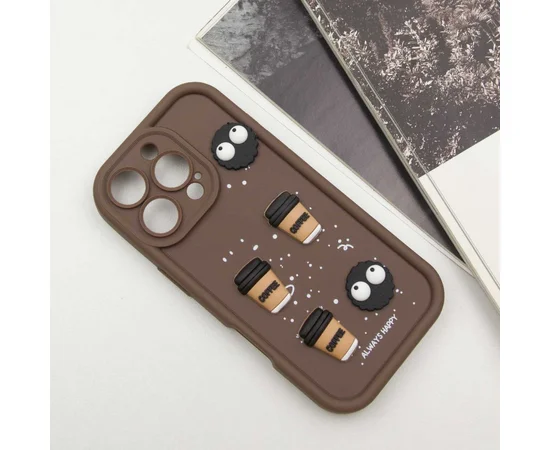 Чехол TPU Toys Case для Apple iPhone 16 Pro (6.3") Brown / Always Happy