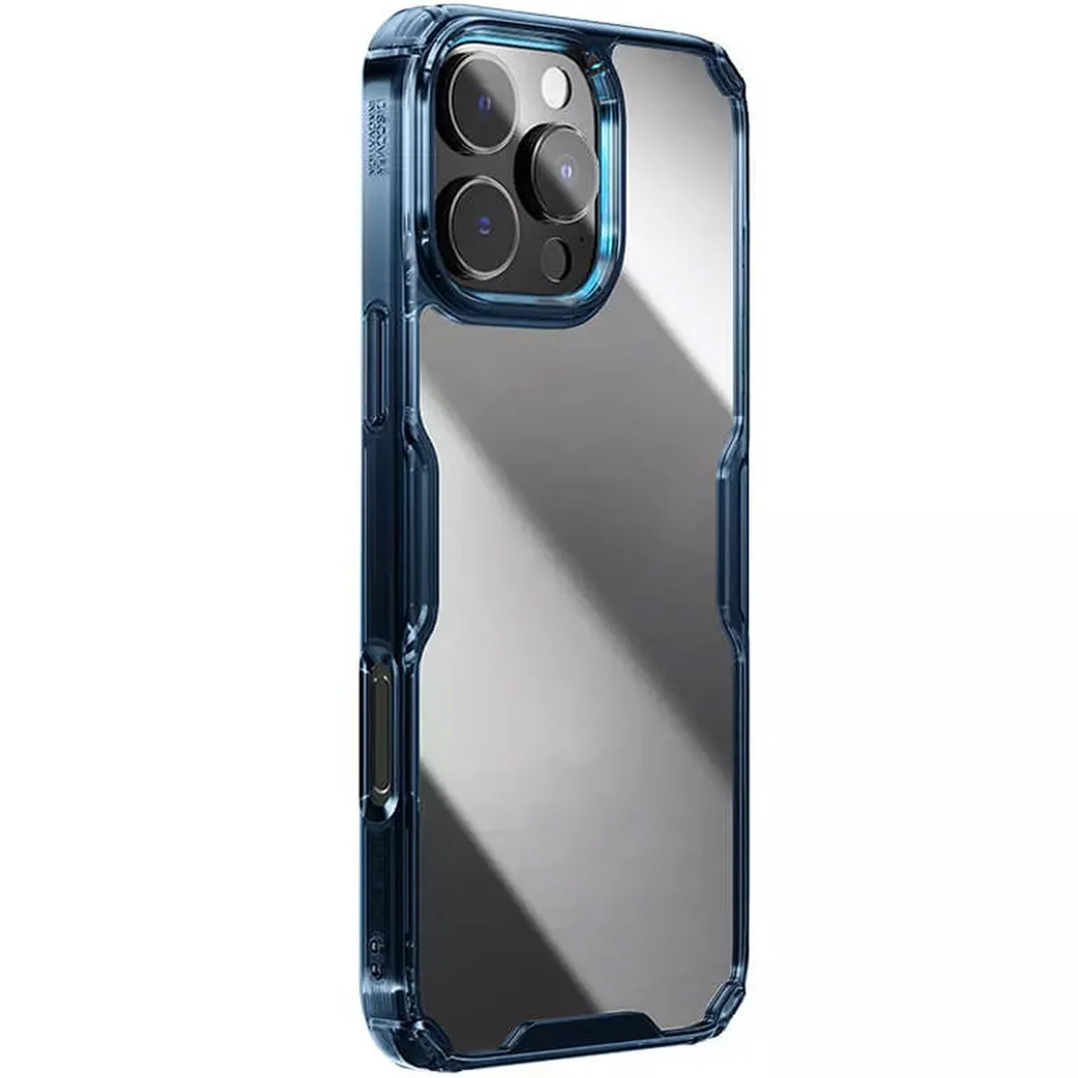 TPU чохол Nillkin Nature Pro Series для Apple iPhone 16 Pro (6.3") Синій (прозорий)