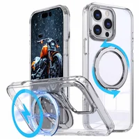 Чехол TPU+PC Empire with MagSafe and Ring для Apple iPhone 16 Pro (6.3") Clear
