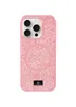 TPU чохол Bling World Rock Diamond with MagSafe для Apple iPhone 16 Pro (6.3") Pink