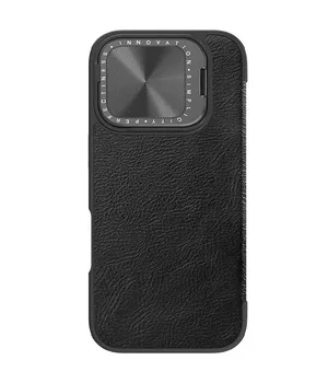 Шкіряний чохол-книжка Nillkin Qin Prop для Apple iPhone 16 Pro (6.3") Black