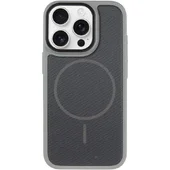 Чехол PC TechWoven Hybrid with MagSafe для Apple iPhone 16 Pro (6.3") Grey / Black