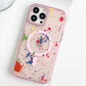 Чехол TPU+PC Flush with MagSafe для Apple iPhone 16 Pro (6.3") Baby pink
