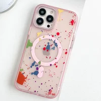 Чехол TPU+PC Flush with MagSafe для Apple iPhone 16 Pro (6.3") Baby pink