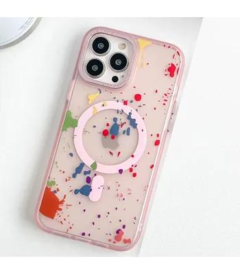 Чохол TPU+PC Flush with MagSafe для Apple iPhone 16 Pro (6.3") Baby pink