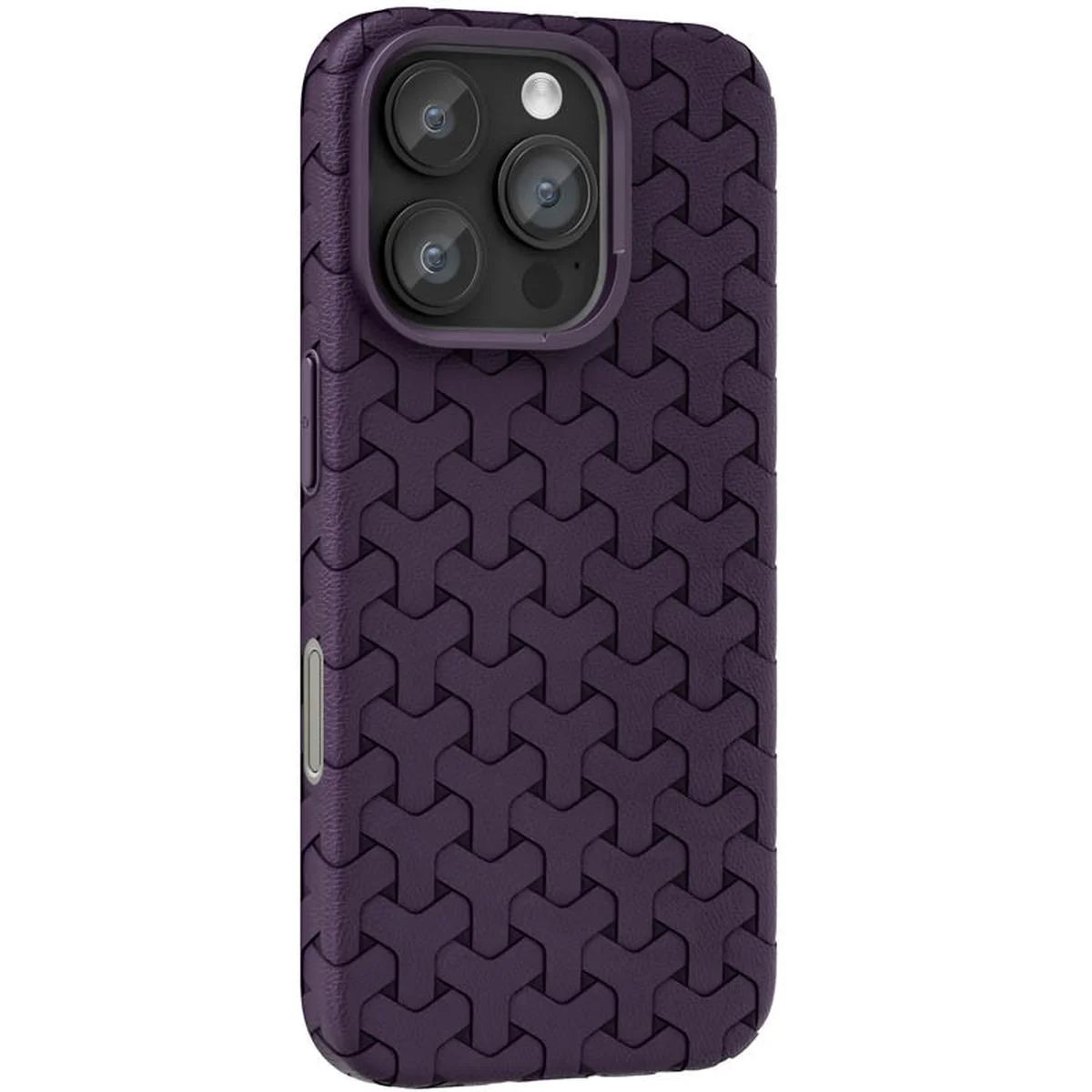 Чехол TPU Weaving для Apple iPhone 16 Pro (6.3") Purple
