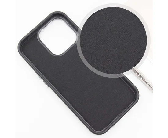 Кожаный чехол SnapCase with MagSafe для Apple iPhone 16 Pro (6.3") Black