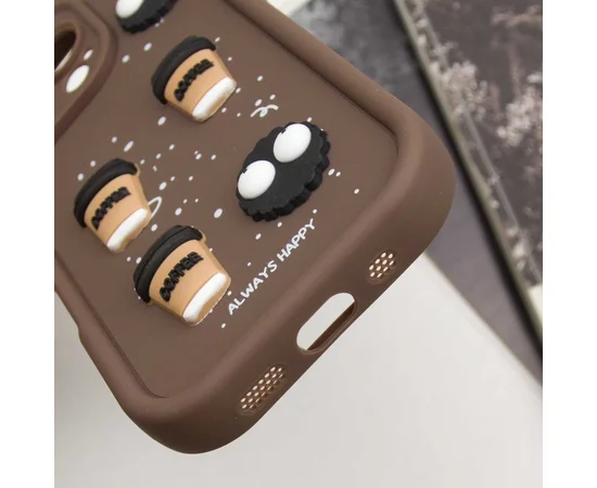 Чехол TPU Toys Case для Apple iPhone 16 Pro (6.3") Brown / Always Happy