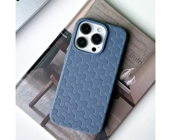 Чехол TPU Weaving для Apple iPhone 16 Pro (6.3") Blue