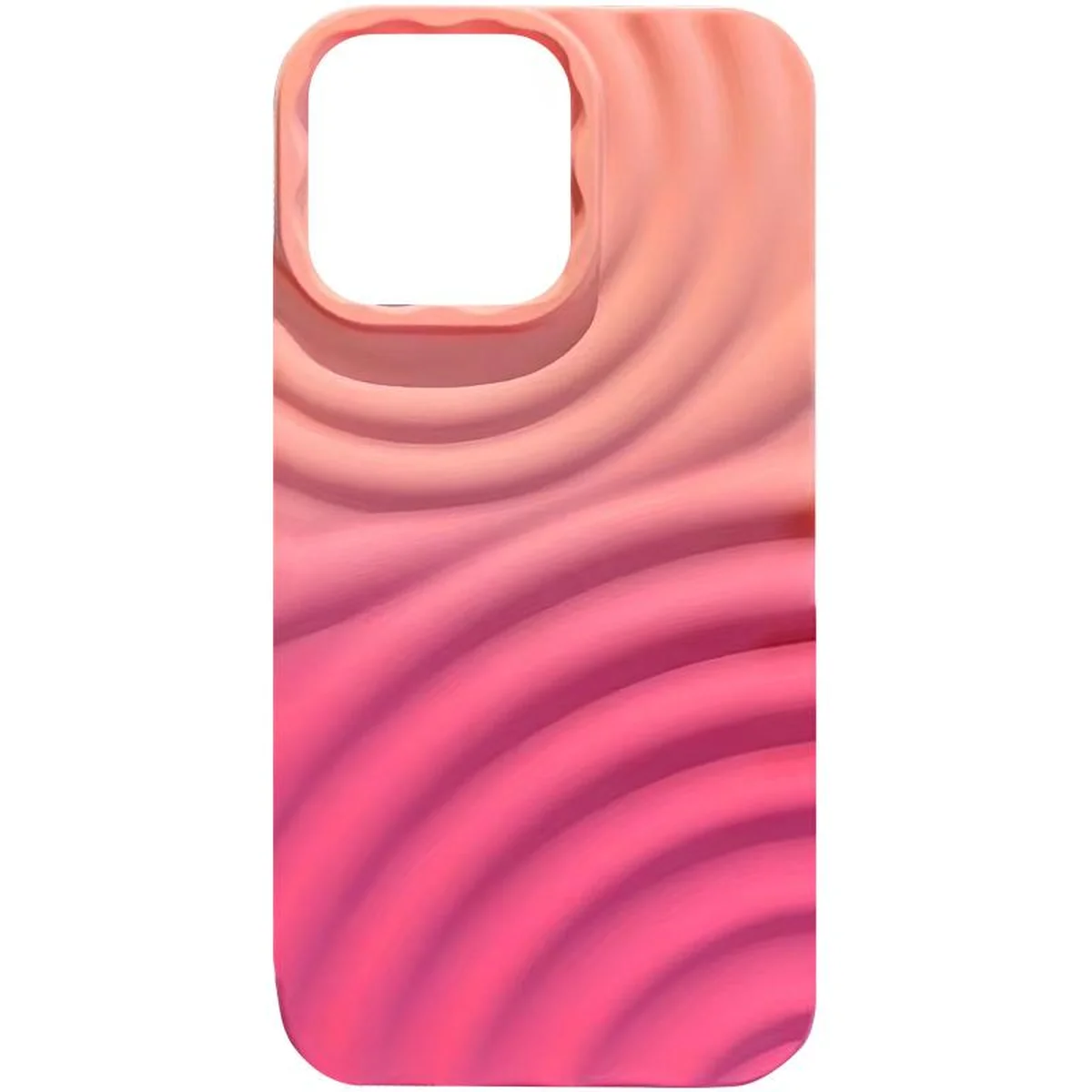 Чехол TPU ColorWave для Apple iPhone 16 Pro (6.3") Peach / Pink