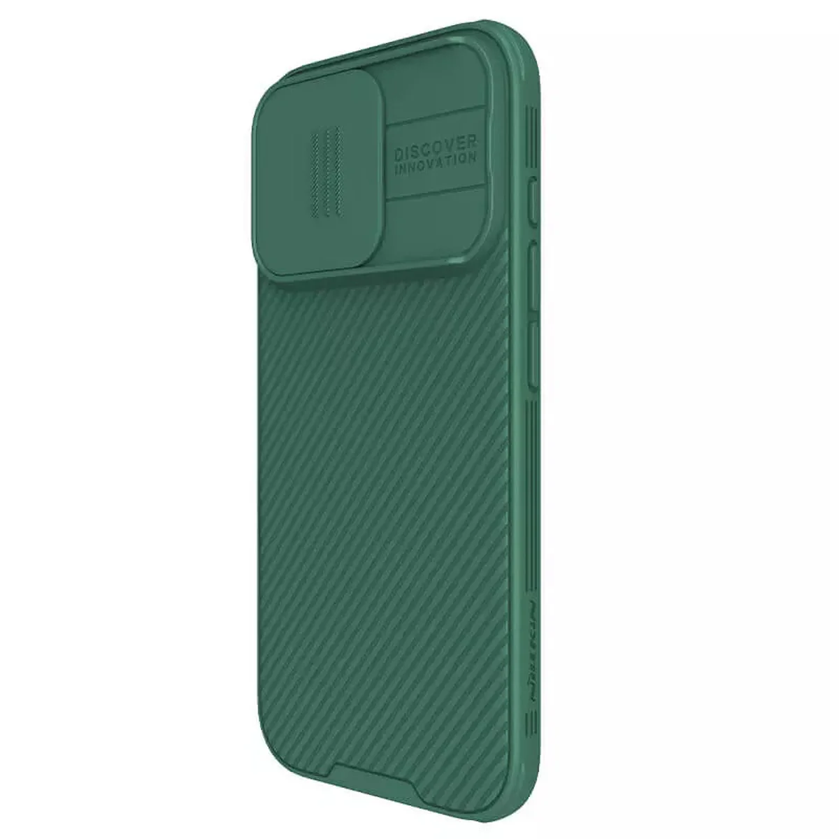 Карбоновая накладка Nillkin CamShield Pro Magnetic для Apple iPhone 16 Pro (6.3") Deep Green