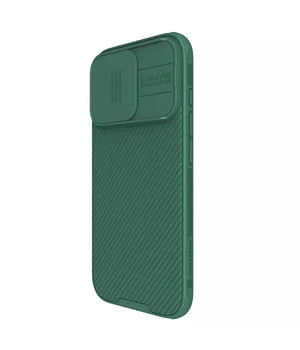 Карбонова накладка Nillkin CamShield Pro Magnetic для Apple iPhone 16 Pro (6.3") Deep Green