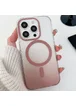 Чехол TPU+PC Phantom with MagSafe для Apple iPhone 16 Pro (6.3") Rose Gold